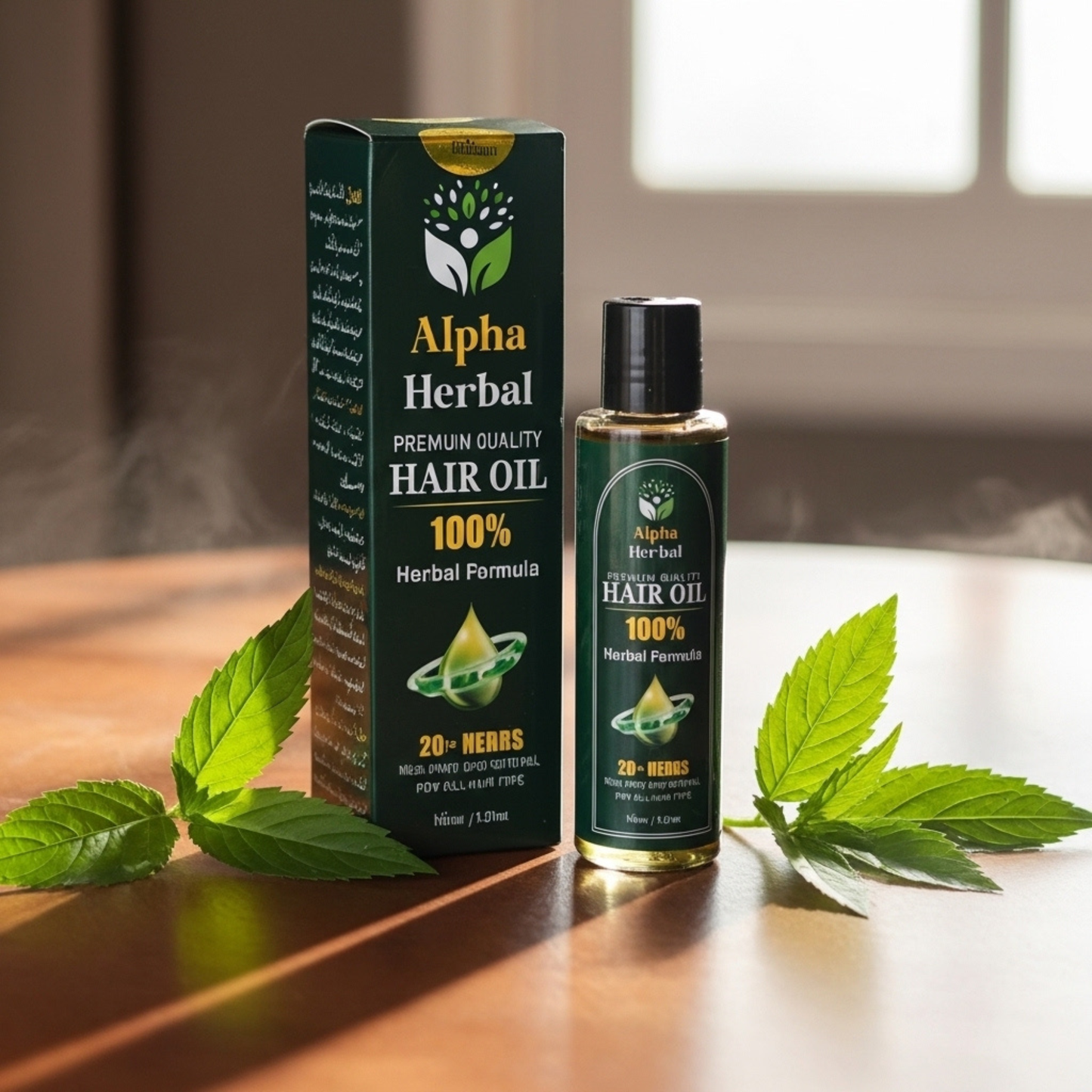 Alpha Herbal Hair Oil – Natural Hair Growth & Hair Fall Control