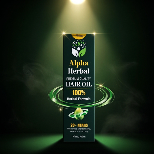 Alpha Herbal Hair Oil – Natural Hair Growth & Hair Fall Control